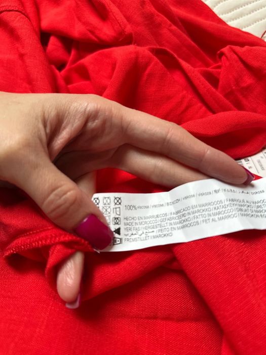 Wiskozowa obcisła sukienka maxi S