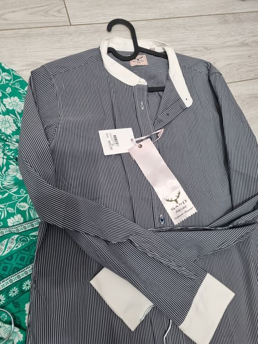 Zestaw ubrań L XL koszula bluza czekoladowa