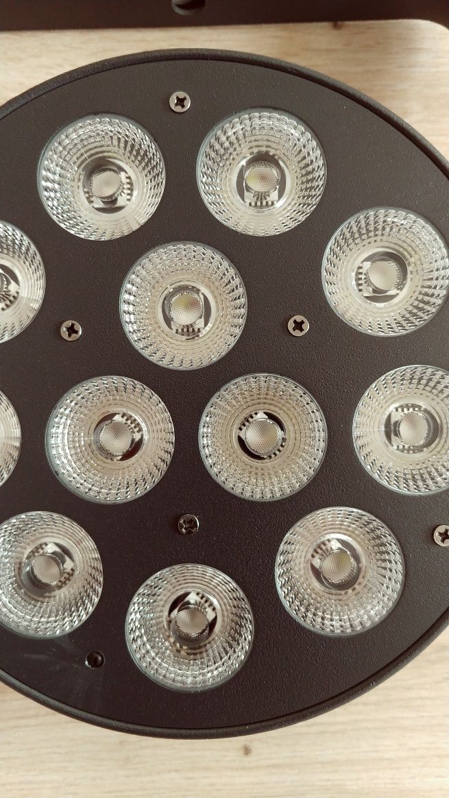 Zestaw 20 szt. Par Led 12x10W RGBWAU 6in1, cicha praca + Torby