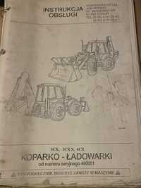 Instrukcja obsługi koparko-ładowarka JCB 3CX, 3CX S, 4CX