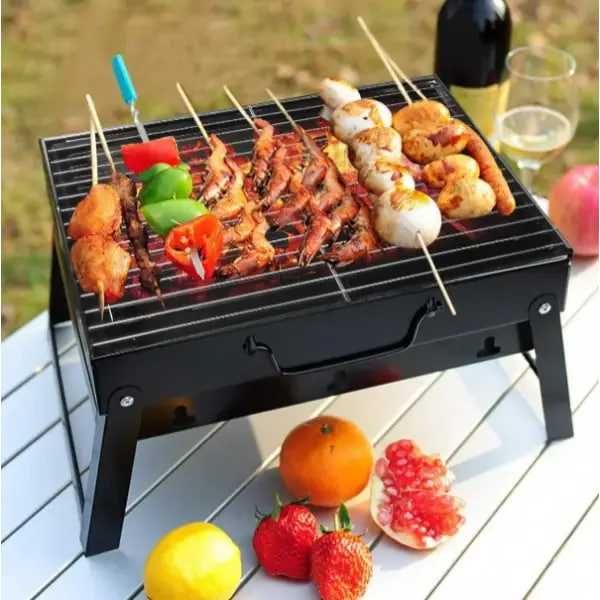 Мангал гриль переносной  BBQ Grill Portable 35 x 27 x 20 см