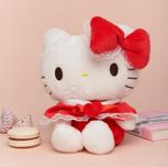 Pluszak maskotka Hello Kitty 23cm czerwona sukienka B680