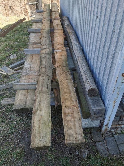 Deski, bole modrzew świerk