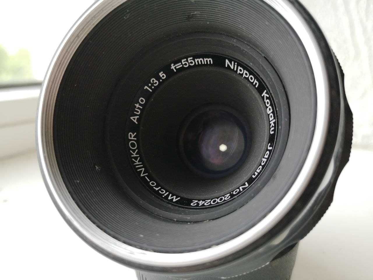 Объектив Nikon Micro Nikkor Auto 55 mm f/ 3.5 non-Ai