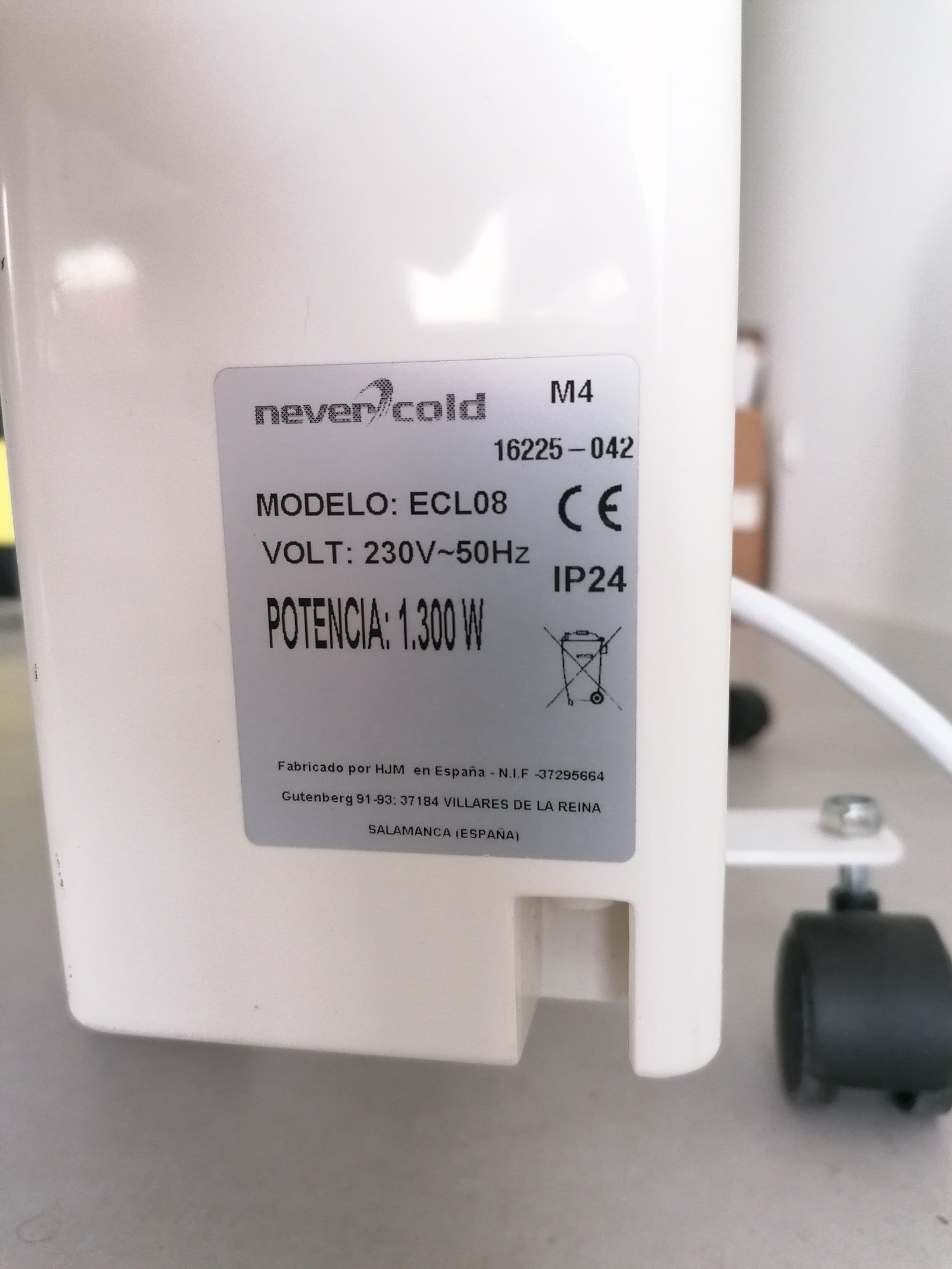 Emissor Térmico / Aquecedor 1300W HJM Nevercold
