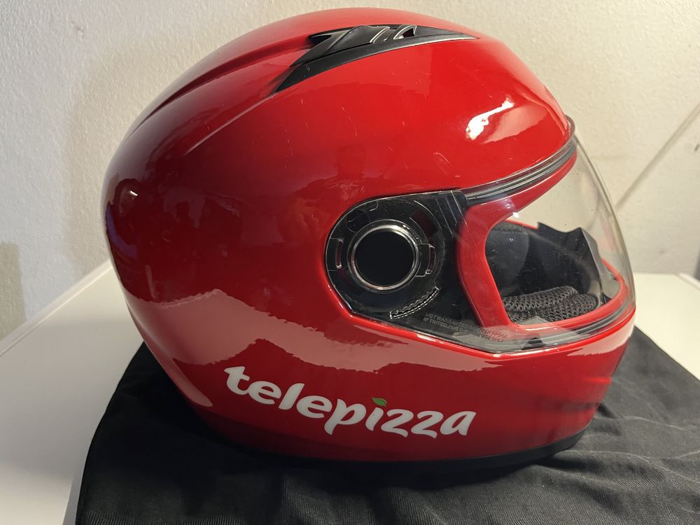 capacete telepizza