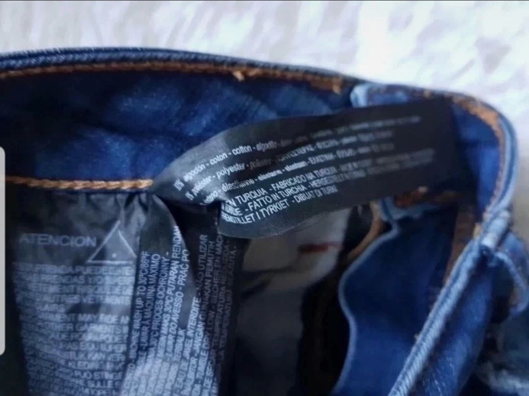 Jeansy zara r.34 xs z dziurami modny krój Premium denim mega okazja