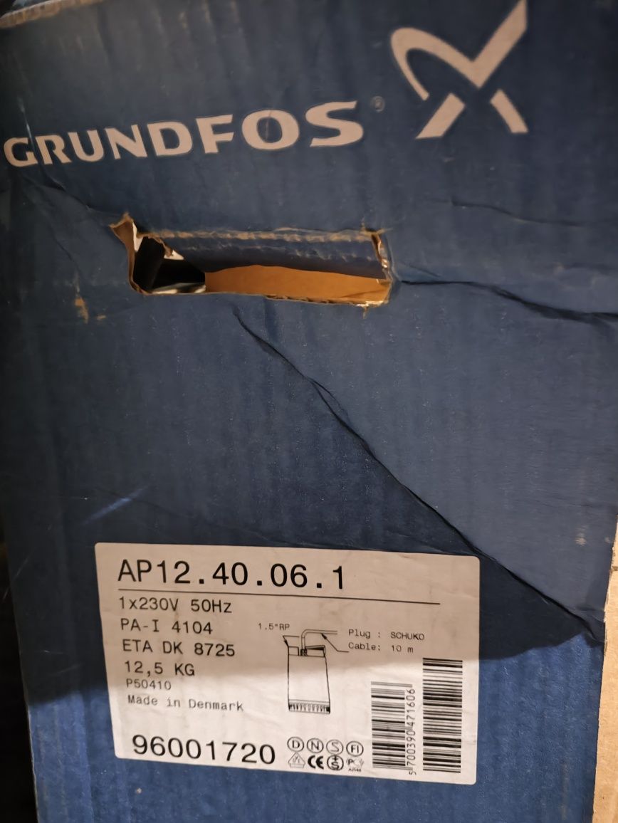 GRUNDFOS Pompa zatapialna UNILIFT AP 12.40.06.1
» właśnie wyświetlono