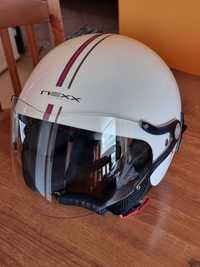 Capacete Nexx SX60 Bastille - Impecavél como novo - Branco - Tamanho S