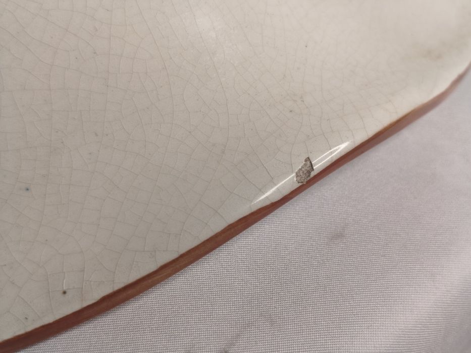 Lampa porcelanowa wisząca kuchenna w kwiaty żyrandol PRL DDR Retro