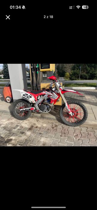 Honda CRF 450 stan idealny cross enduro WTRYSK