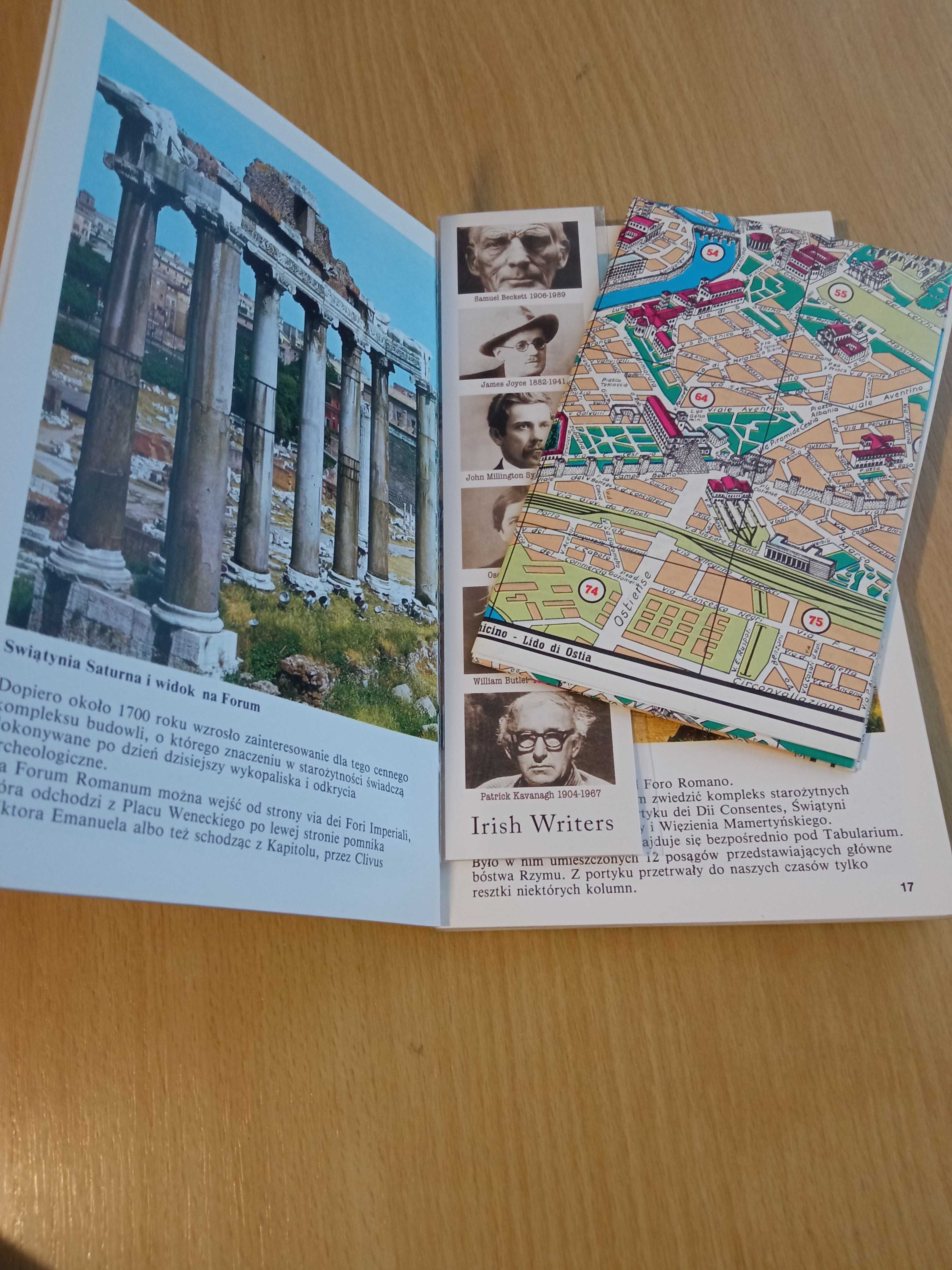 Przewodnik Rzym i Watykan z mapą.
