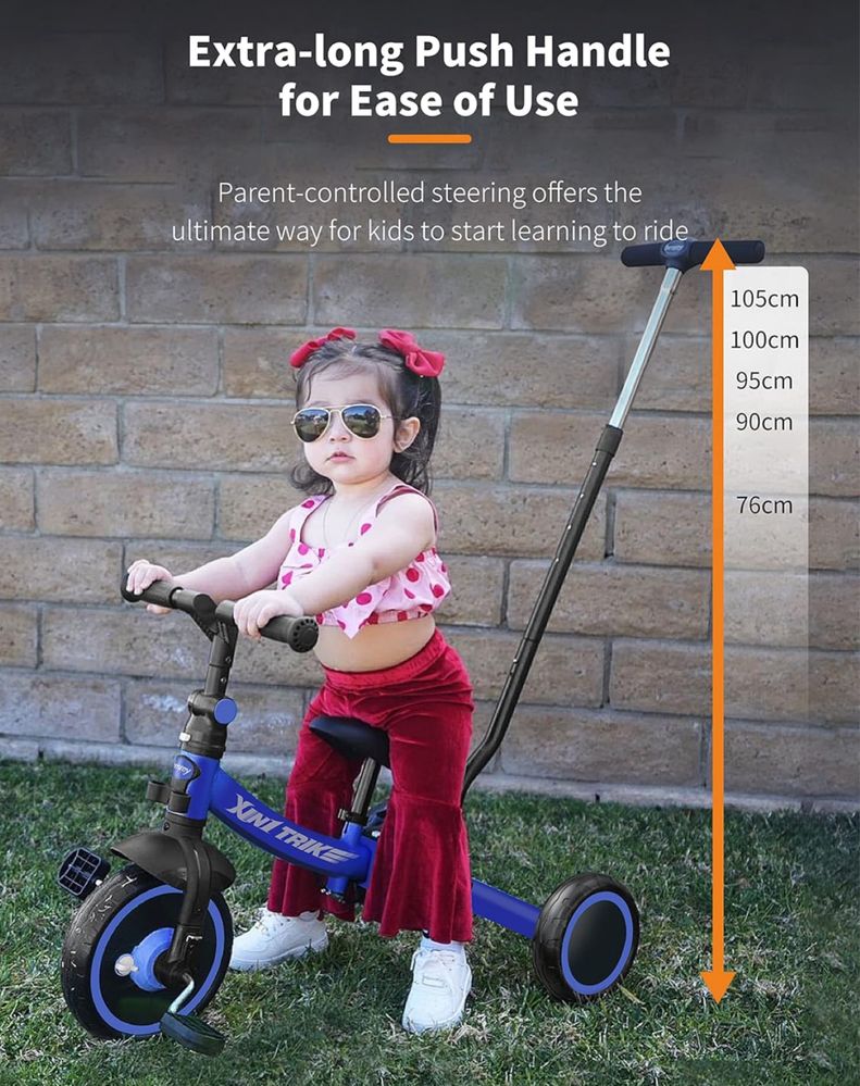 Triciclo para crianças pequenas - de 1 a 5 anos (frete gratis)