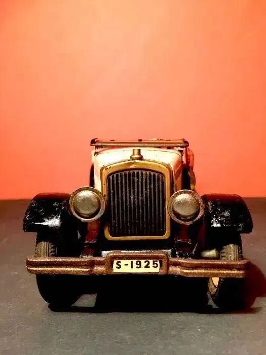 AUTOMÓVEL ANOS 20 - brinquedo com + de 60 anos - 26,5x10x10 cm/s
