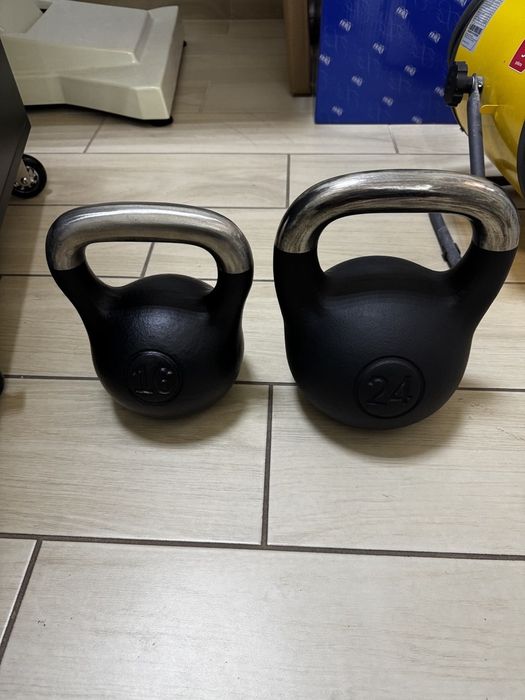 Гирі  16 кг у кольорі чорний мат