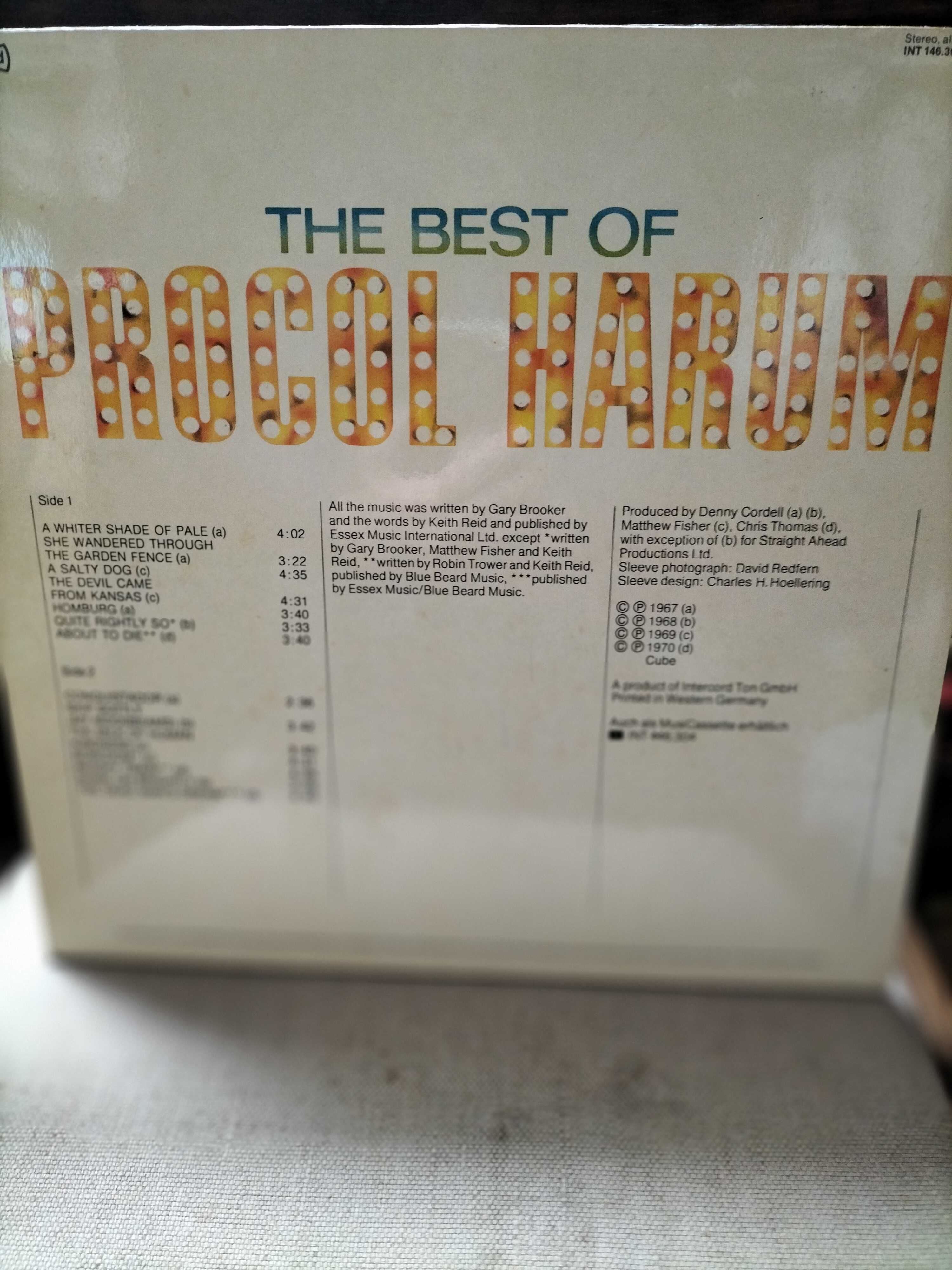 Winyl Procol Harum  " the Best Of ' mint