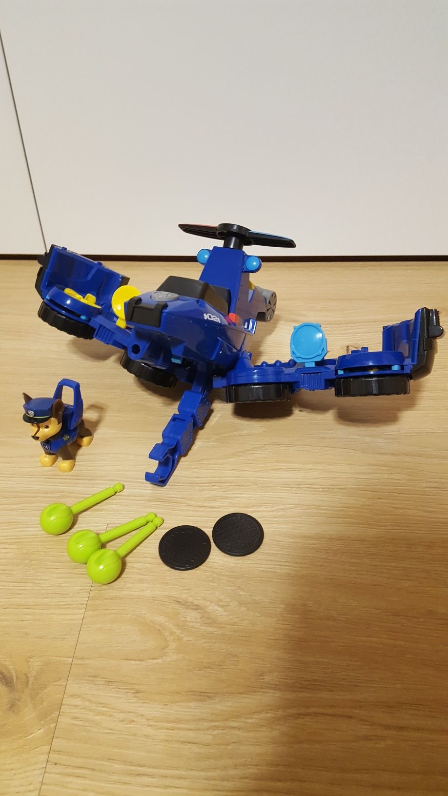 Psi patrol pojazd helikopter rozkładany figurka chasea