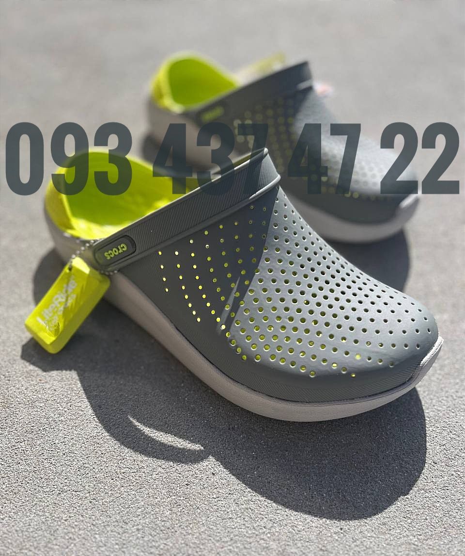 Чоловічі Крокси Crocs LiteRide Clog LiteRide Clog Grey/LightGreen