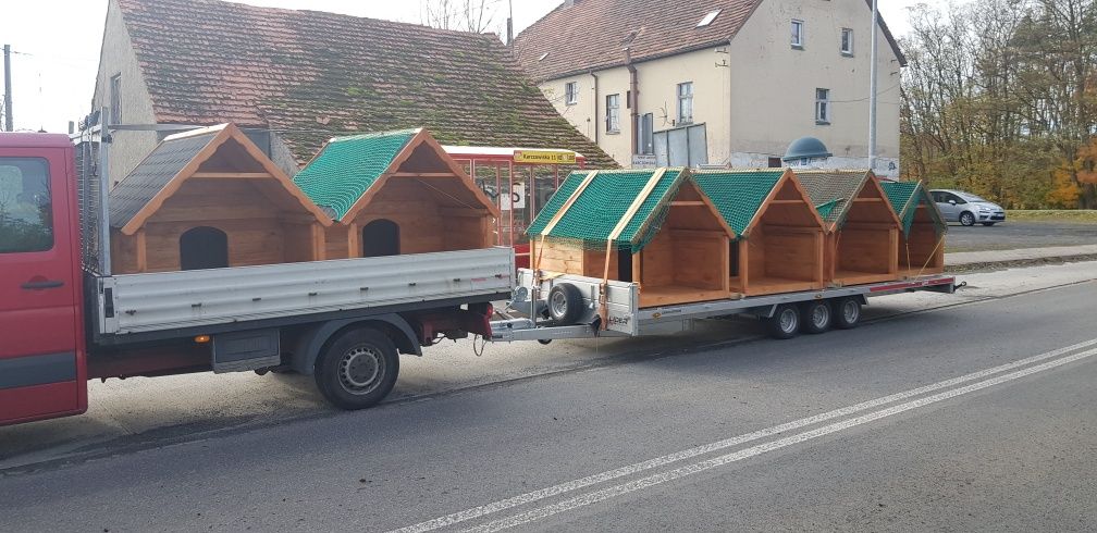 Buda z tarasem XL dla dużego psa rasy np owczarek niemiecki akita