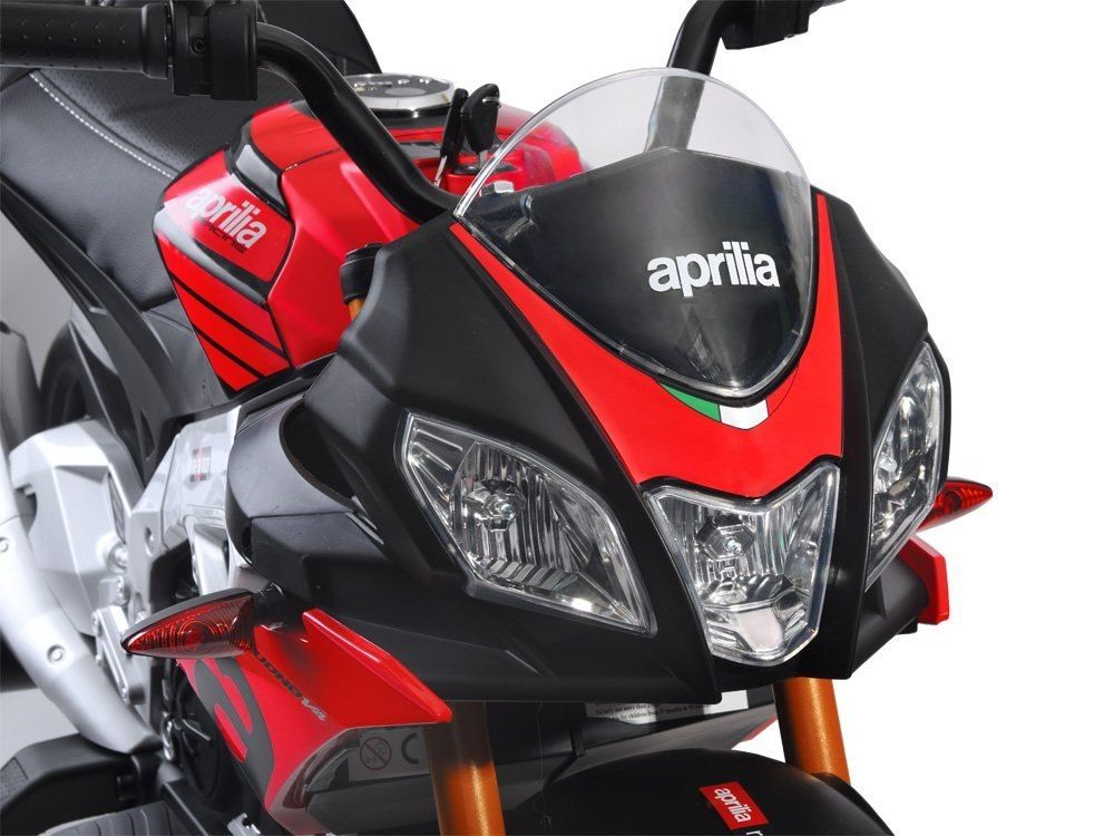 Ścigacz motor n akumulator dla dzieci Aprilia Tuono V4 elektryczny