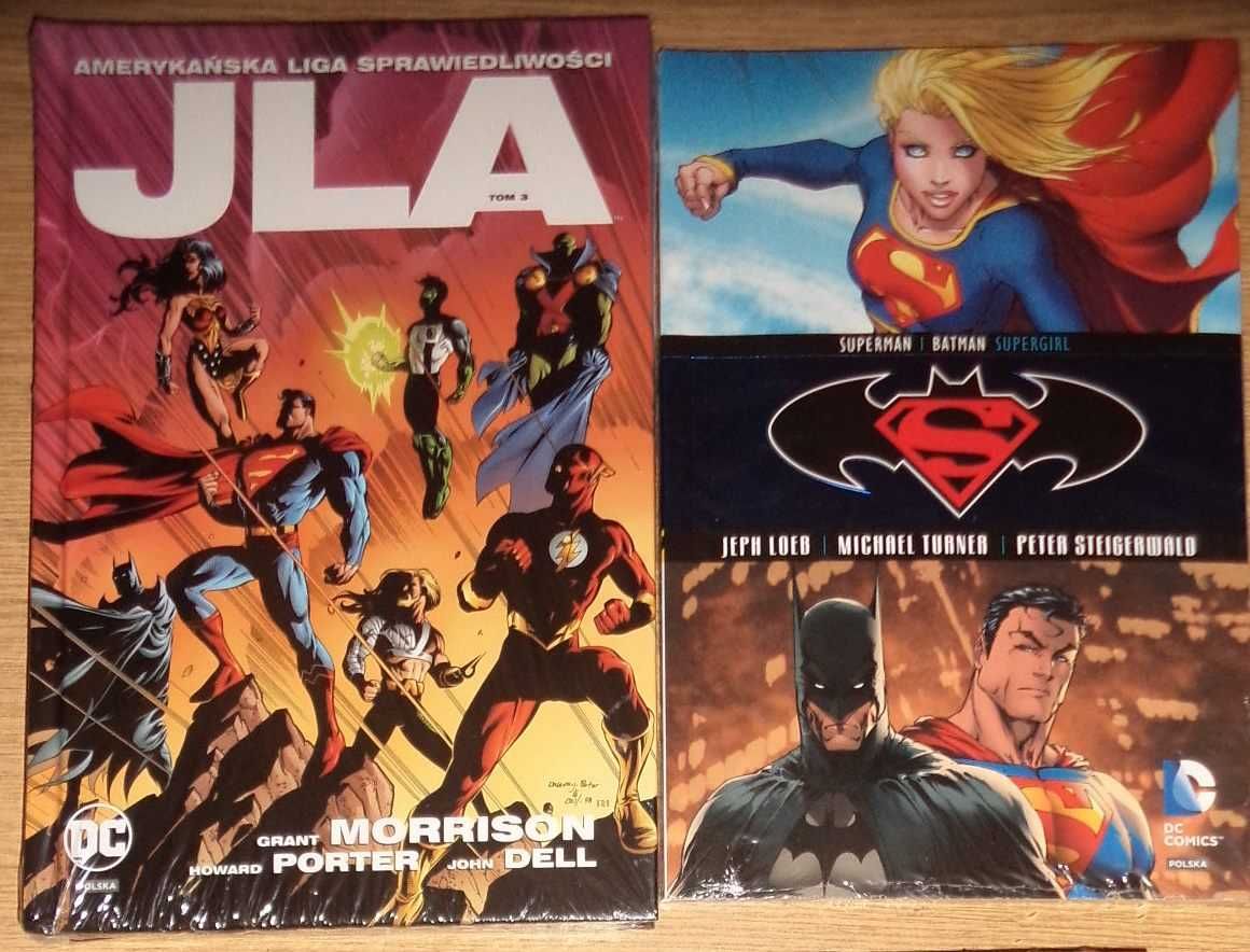 1 Amerykańska Liga Sprawiedliwości JLA 3 i Batman Supergirl 2 FOLIA