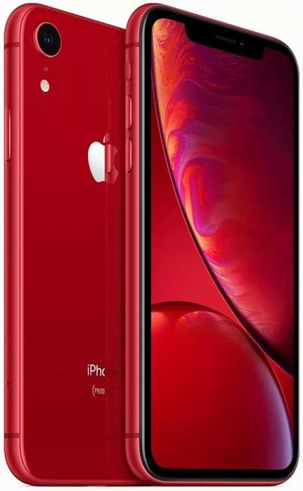 iPhone XR • Cherwony • 64 GB • BAT - 100% • GW 12 m.