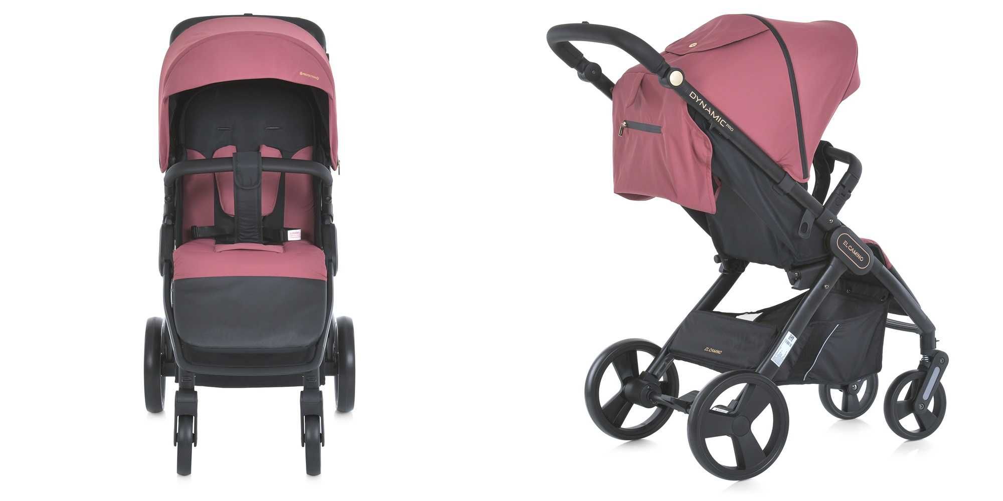 Детская прогулочная коляска El Camino DYNAMIC PRO Dusty Rose ME 1053-3