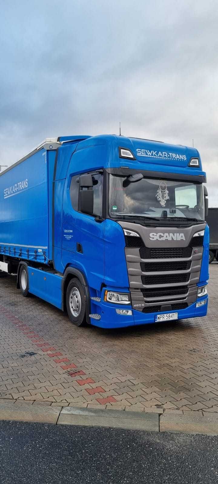 Scania S 460 + Naczepa  Krone  zestaw