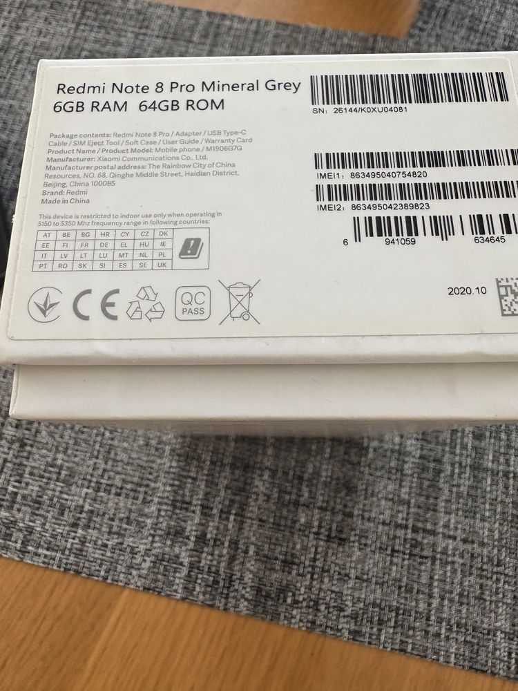 Telefon xiaomi redmi note 8 pro