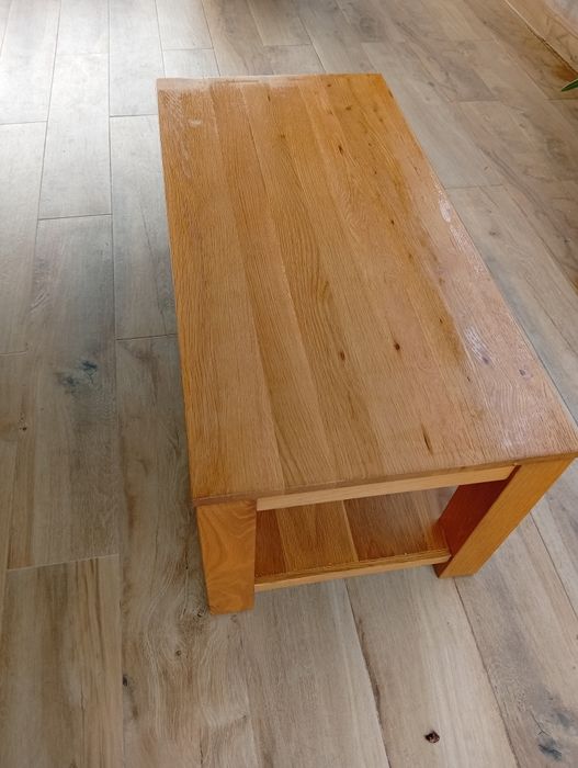 Mesa de centro em madeira de carvalho