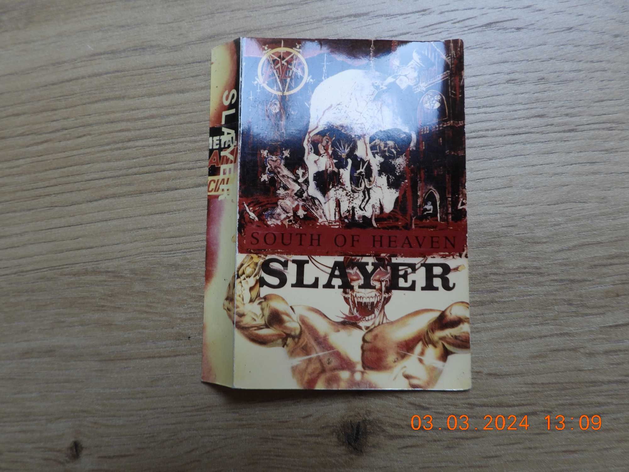 Wkładka/okładka kasety: SLAYER - South of Heaven