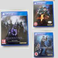 Zestaw gier PS4 Resident Evil 4,5,6