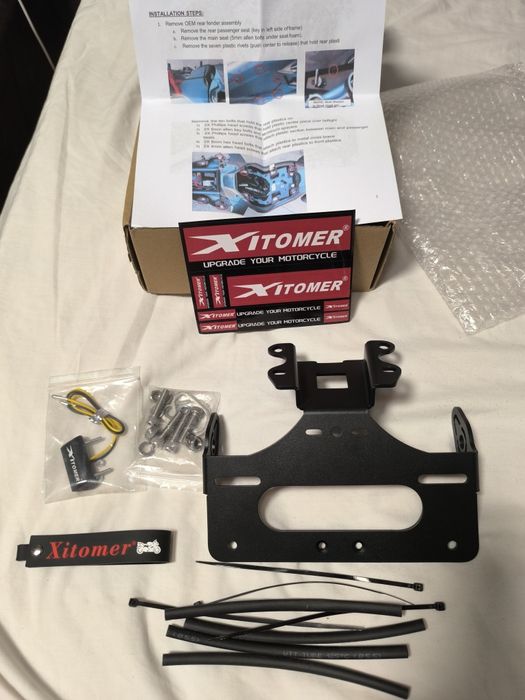 Suporte Para matricula yamaha MT-07 mt07