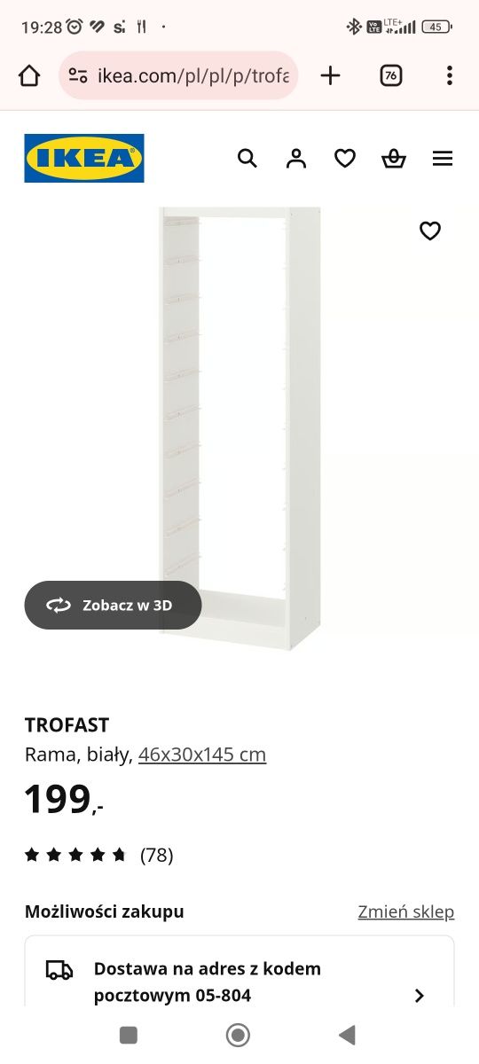 Regał Ikea Trofast
