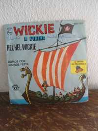 single vinil , wickie o viking - 1975