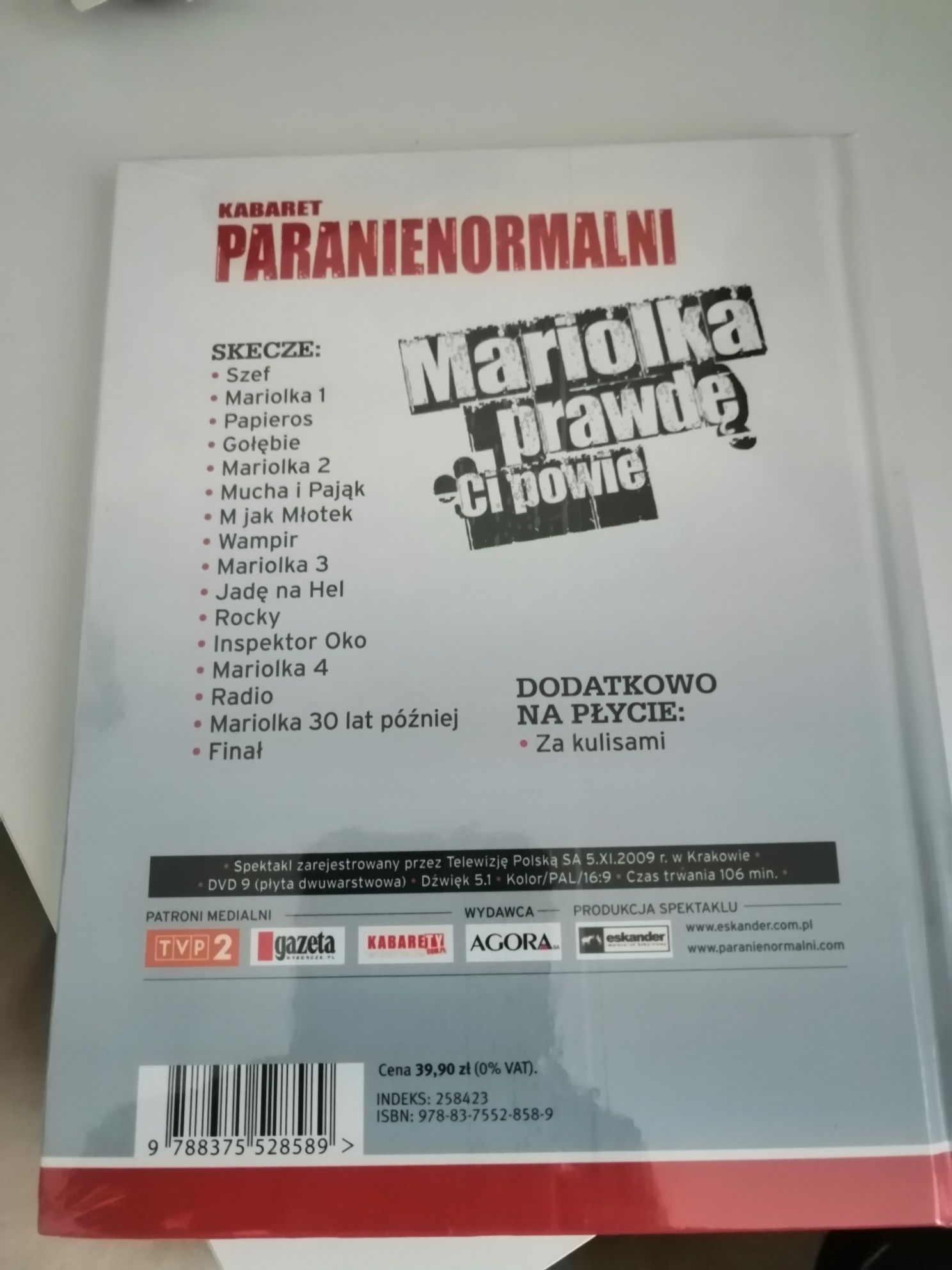 Kabaret paranienormalni płyta dvd