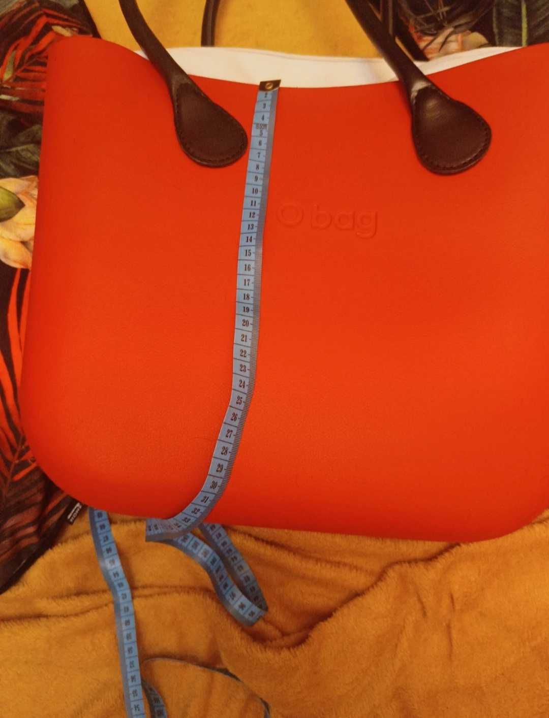 Torebka shopperka O bag czerwona