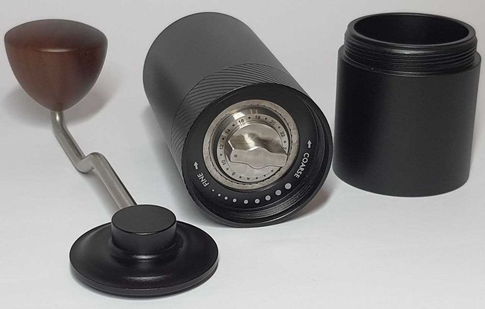 Ручна кавомолка Havmore Espresso Barista G50 нержавіючі жорна 48 мм