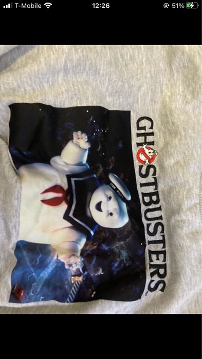 Szara bluza ghostbusters