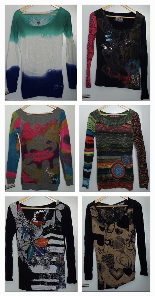 Desigual original : Súeter e/ou pullover tamanho M