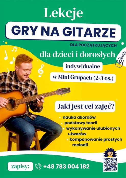 Nauka - śpiew , gitara , fortepian , keyboard – darmowa lekcja próbna