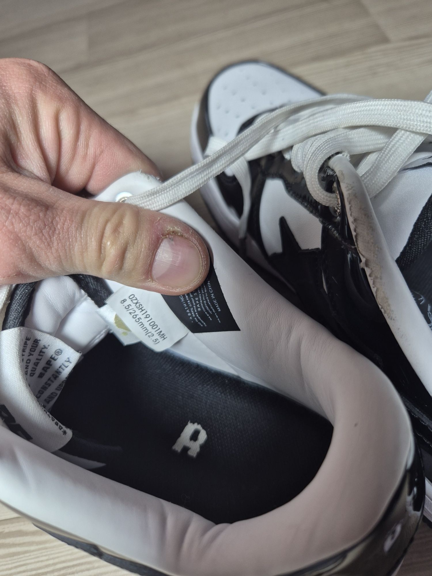 Оригінальні кросівки Bape sta (bathing ape) 42 розміру 26,5 см
