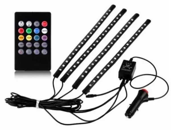 Світлодіодна RGB стрічка для підсвічування салону автомобіля