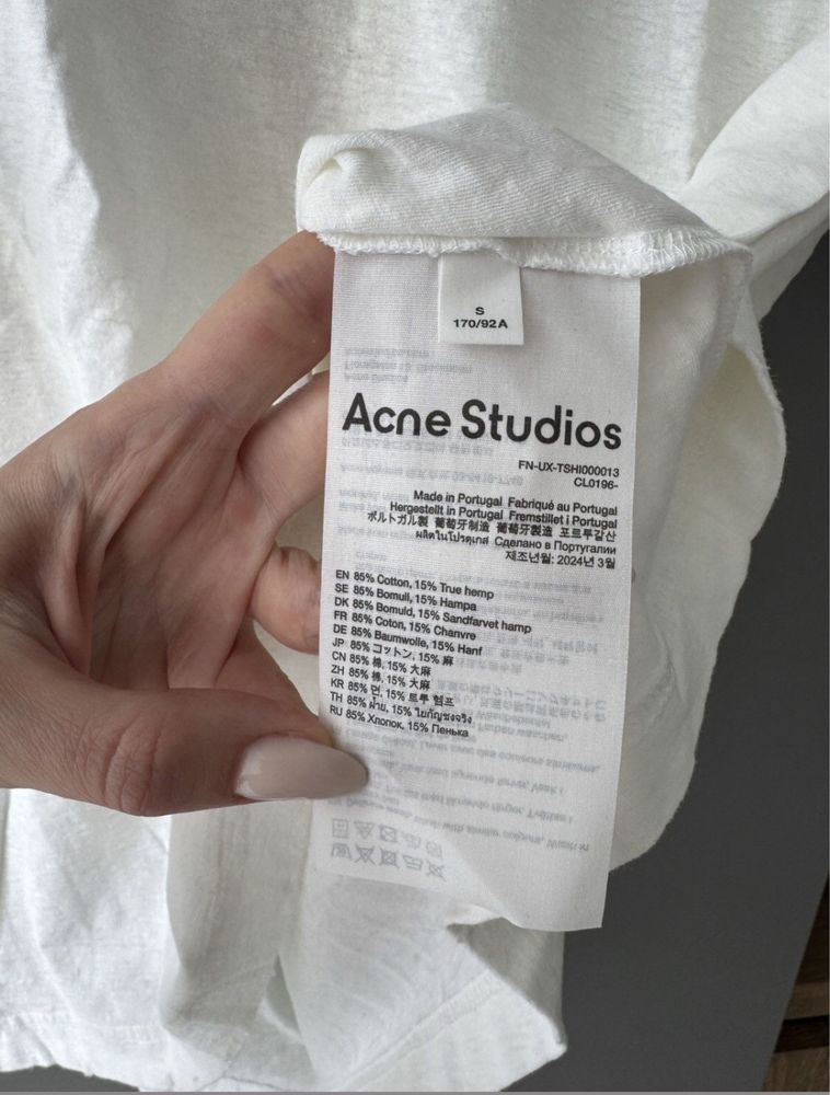 acne studios stockholm tee