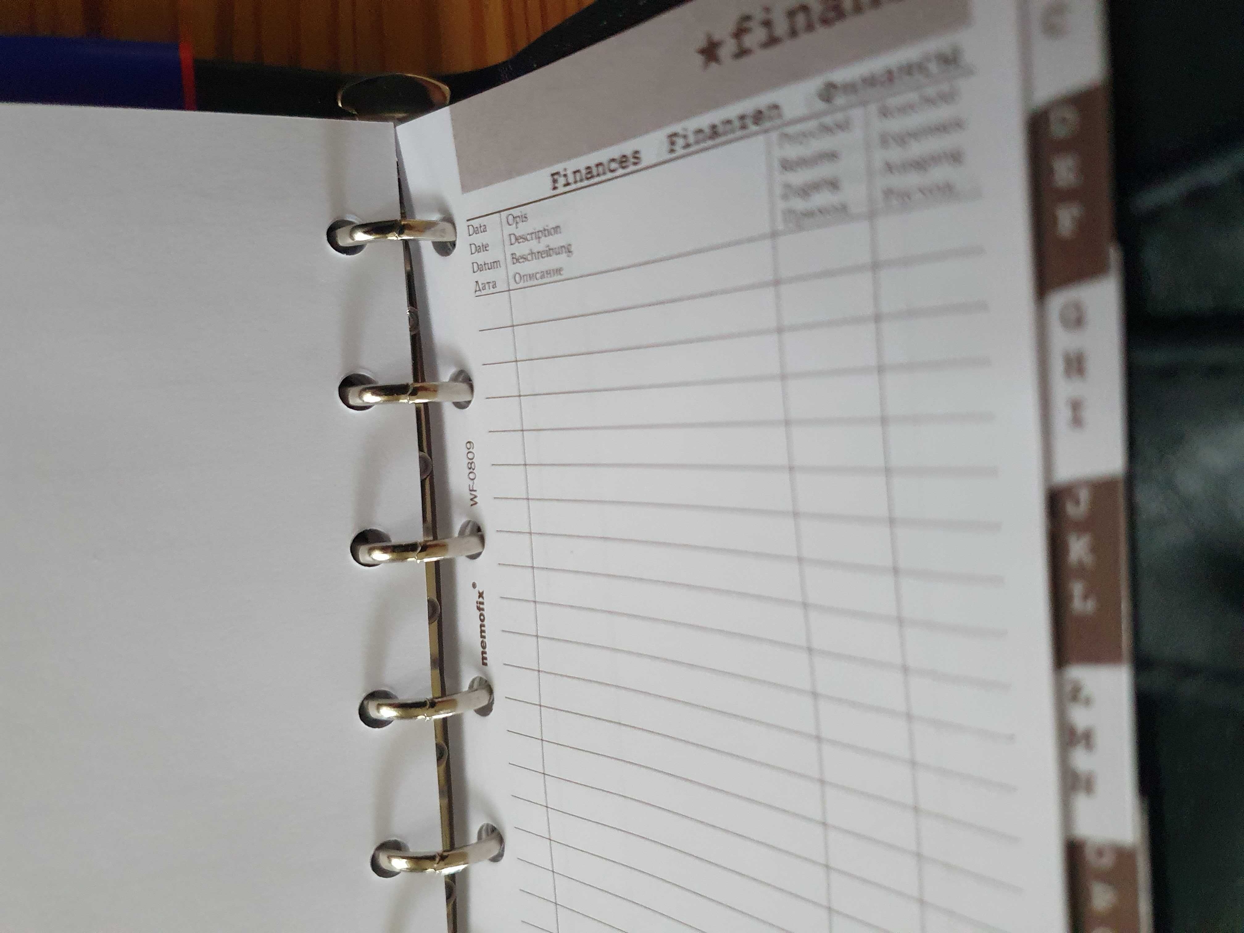 Czarny organizer Memofix