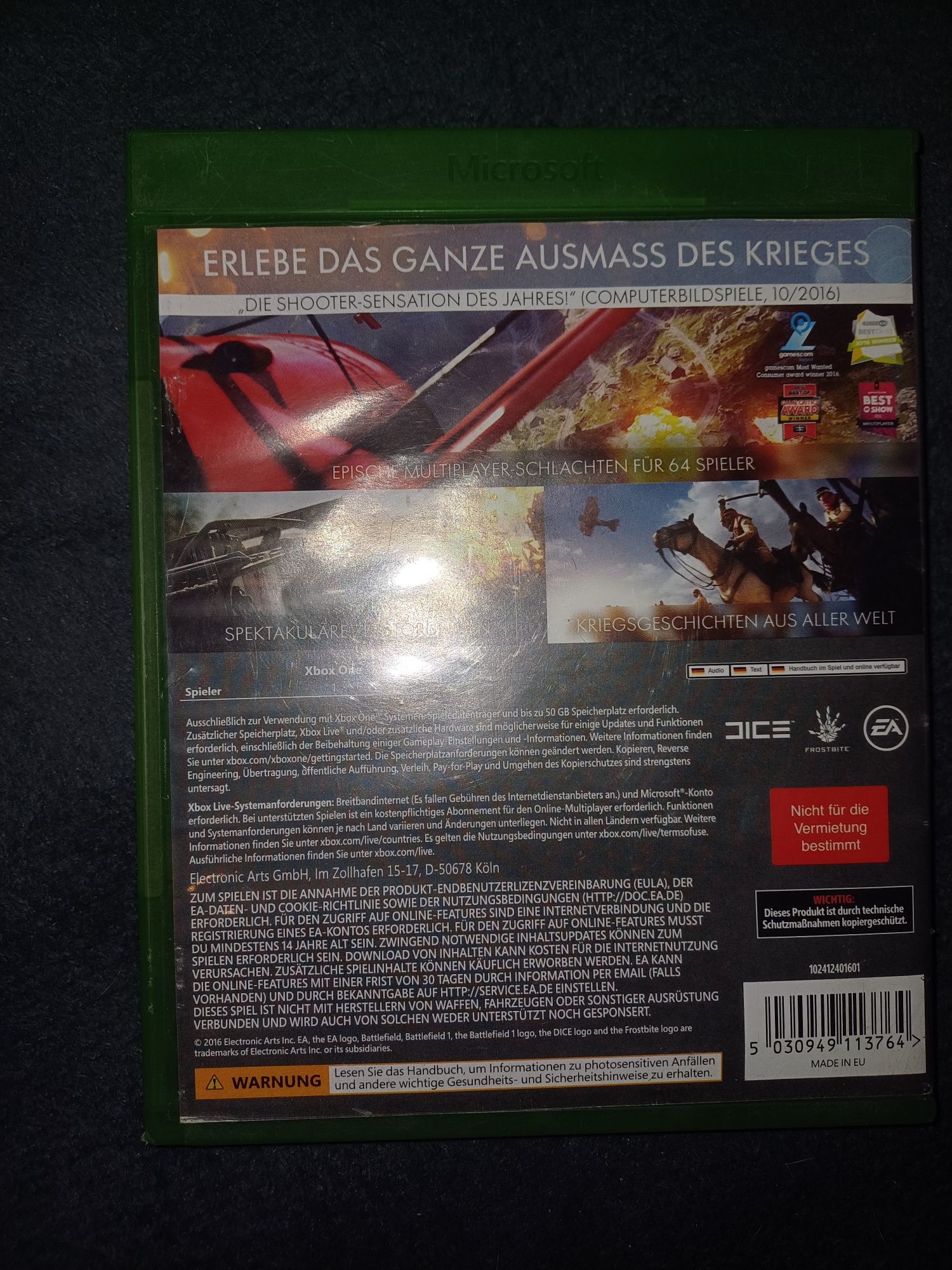 Battlefield 1 Xbox Series X/S e Xbox one