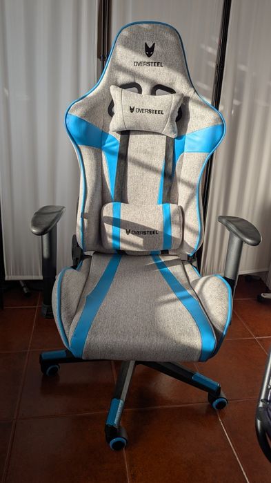 Cadeira gaming oversteel azul