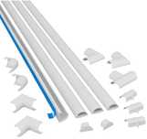 D-Line 2010KIT001 канал для кабеля 20x10 мм, длина 4x1м +  соединители