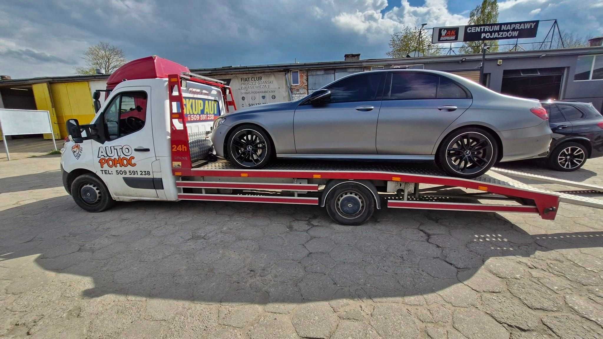 *Pomoc Drogowa*LawetaTczew *24H*Holowanie Aut*Całe Pomorskie*Tanio*