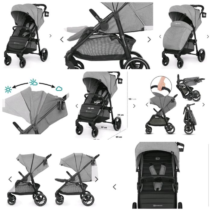 Wózek Spacerowy - Kinderkraft - Grande City - Poznań